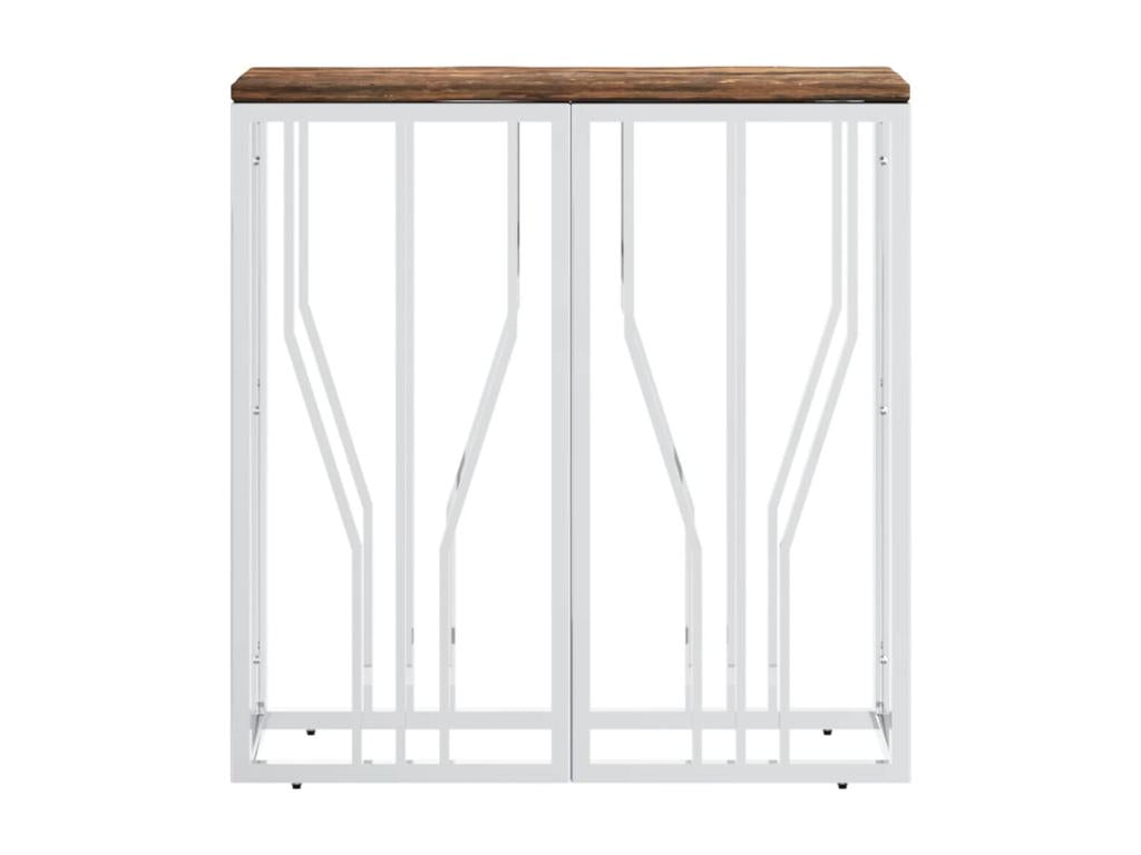 Table Console table Silver Steel inoxydable/Mobenze Solid récupération JHBW74171