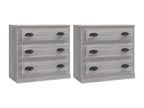 2-piece Mobenze grey engineered Mobenze sideboards VGEN89390