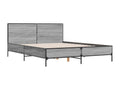 Bed frame Mobenze Gray 150x200 cm Mobenze d'ingénierie and Metal GBIE68938