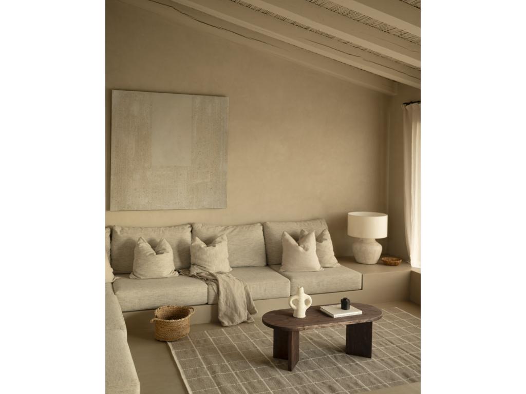 Coffee Table in bois of sapin Brown 120x40cm - Luxameub BRMQ48144