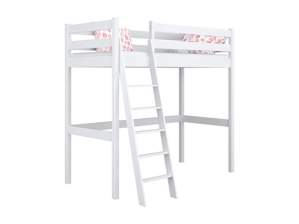 Bed mezzanine in Mobenze N03 White 120x180 CXDX36932