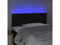 Black LED Headboard 80x5x78/88 cm Fabric EYOG37526