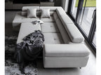 Sofa d'angle Sofa-bed in Fabric luxe 5 seats Luxameub couleur Gray Light angle gauche QTDD26145