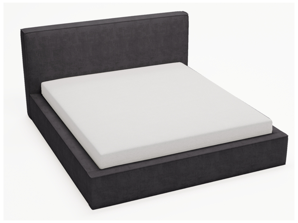 Upholstered bed with storage - 180x200 - double bed - Mobenze - anthracite - Mobenze WCOH74435