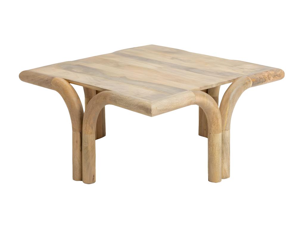Coffee Table carré in Mobenze of manguier Mobenze JBIM75548