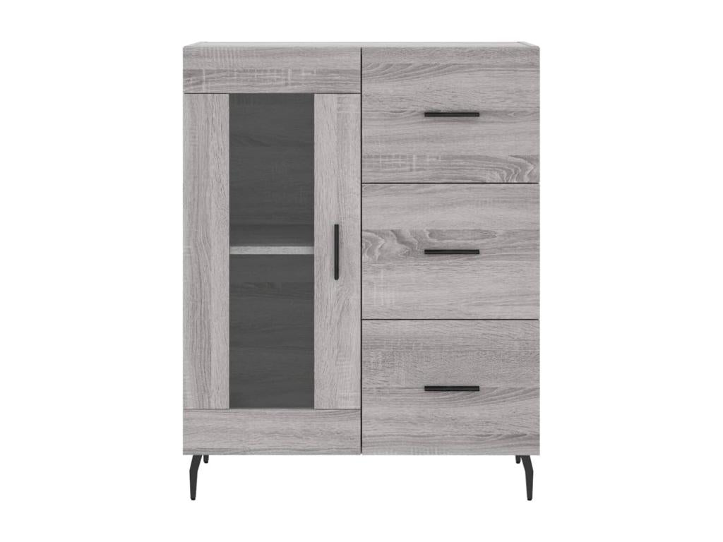Sideboard haut Mobenze Gray 69.5x34x180 cm Mobenze d'ingénierie UDKX07937
