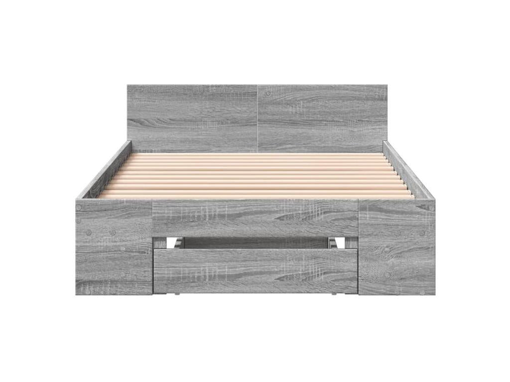 Bed frame and Drawer Mobenze Gray 90x190 Mobenze d'ingénierie QJUW15626