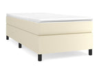 Bed frame Cream 80x200 Faux leather QJME02744