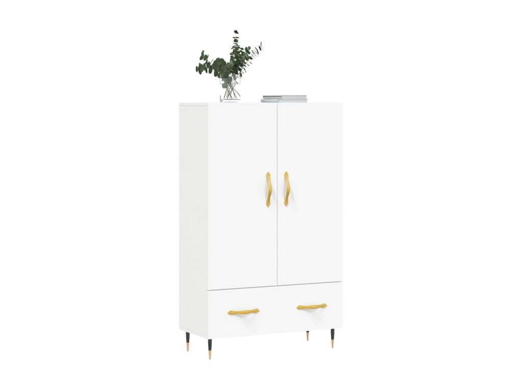 Sideboard haut White 69.5x31x115 cm bois d'ingénierie UHOM38112