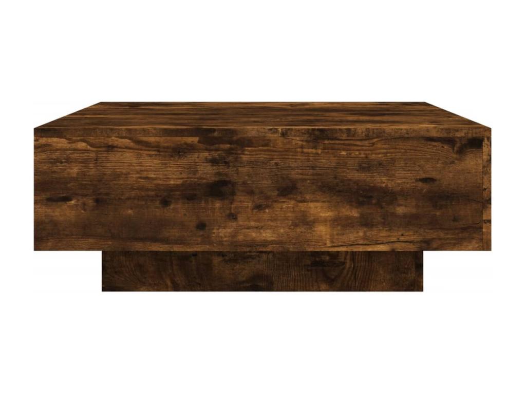 Coffee Table Oak Smoked 80x80x31 bois d'ingénierie WFRJ63221