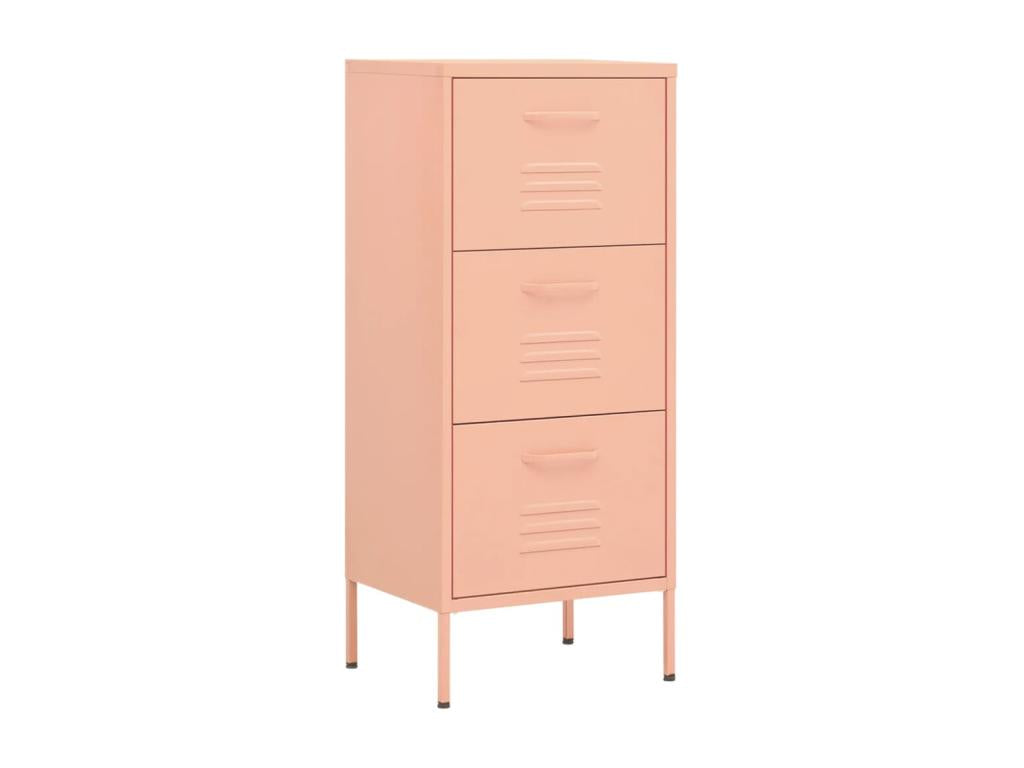 Wardrobe of Storage Pink 42.5x35x101.5 Steel 2 OFKI86089