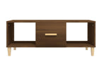 Coffee Table Oak Brown 102x50x40 cm bois d'ingénierie TYIM01768