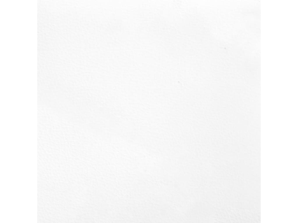 Headboard with wings, White, 83x23x78/88 cm, Faux Leather, TBQP62310