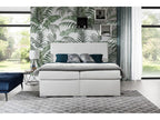 Luxameub Spring Luxameub Bed L 180x200 / Fabric-White LGTQ57721