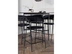 Luxameub Set of meubles of bar Table of bar Black and 4 Lui Stools of bar Black. QEPD72821