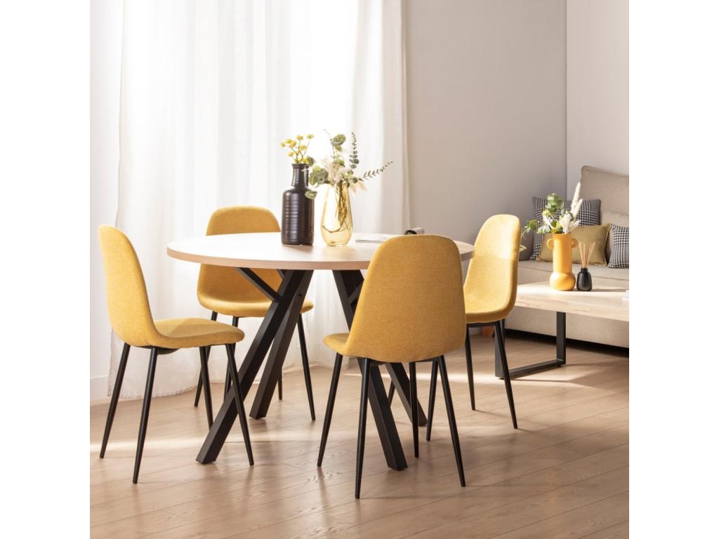 Chair of salle Dining in Fabric Luxameub 45x86 cm-Luxameub SPPI26345