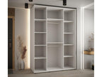 WARDROBE Mobenze 3 DOORS COULISSANTES 235.2/180/60 3 Doors White/Mobenze/Argent WWLY89438