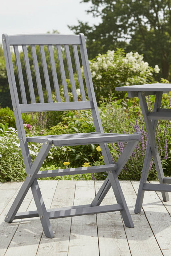 Mobenze STPK28259 Outdoor Folding Chairs, Set of 8, with Cushions