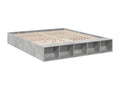 Bed frame without Mattress Gray béton 200x200 cm EJAQ86106