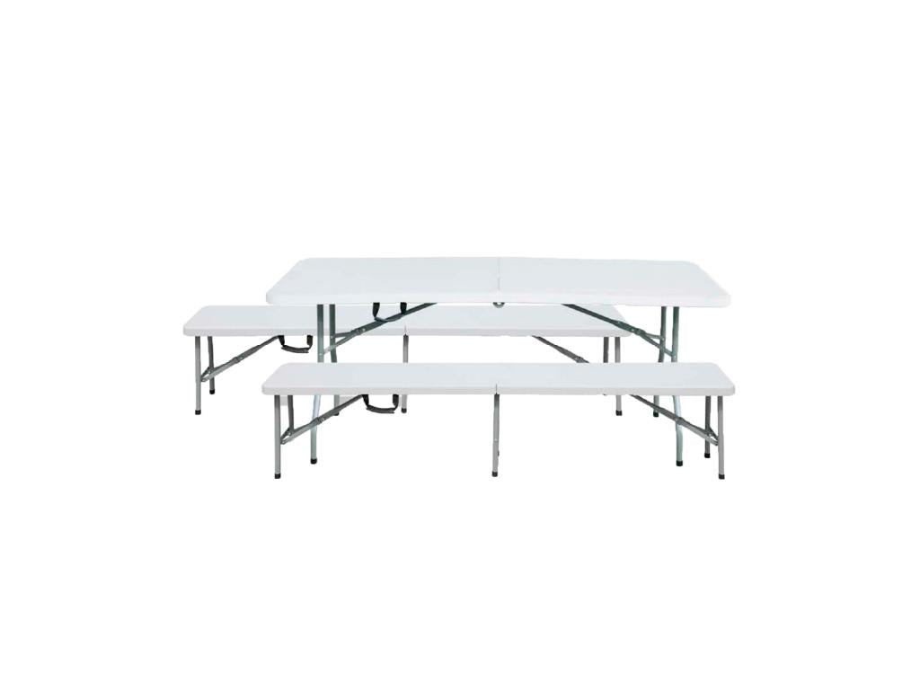 Set of Table pliante with 2 bancs 180cm Catering Mobenze FRJM15759