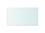 Clear glass shelf panel 50x30 KFQG42738