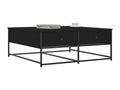 Coffee Table Black 100x99x40 bois d'ingénierie BMUM32299
