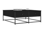Coffee Table Black 100x99x40 bois d'ingénierie BMUM32299