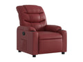 Armchair inclinable Red bordeaux Faux leather YNBT17010