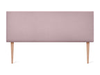 Luxameub PINPAI Smooth Fabric Headboard 135x105cm with Legs for 120/135cm Beds - Salmon HWYB00382