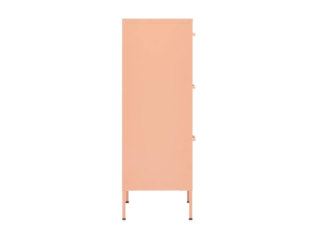 Wardrobe of Storage Pink 42.5x35x101.5 Steel 2 OFKI86089