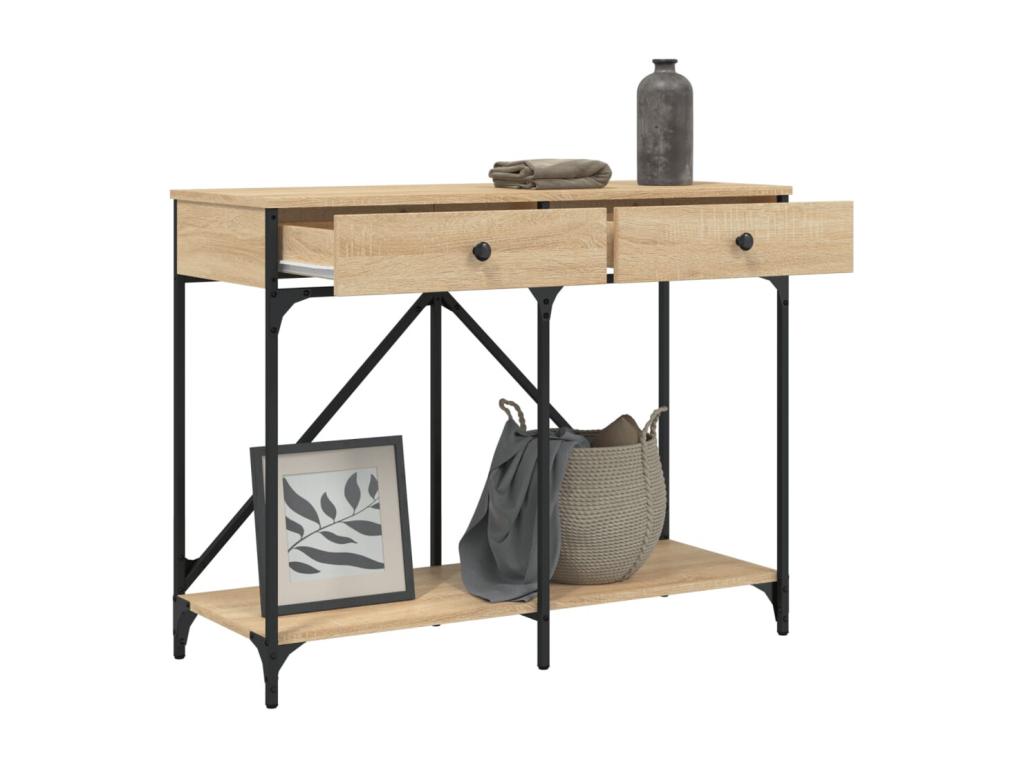 Table Console table Oak Mobenze 100x39x78.5 Mobenze d'ingénierie LSHF43169