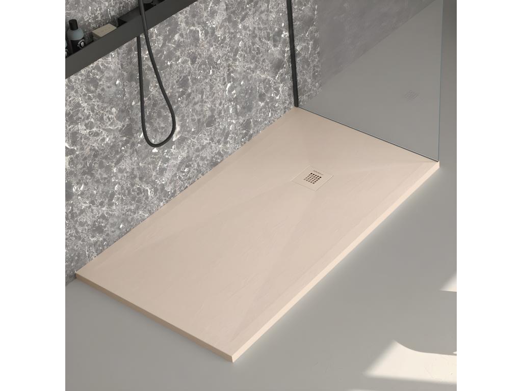 Mobenze slate cream shower tray with colored grid - 120x70 cm ADXE28922