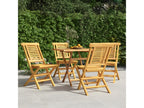 Chairs of Garden pliantes Set of 4 47x63x90cm Mobenze Solid teck SUYT41465
