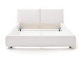 Bed - White Cream Mobenze côtelé - Mobenze MHMB38683