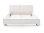 Bed - White Cream Mobenze côtelé - Mobenze MHMB38683