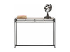 Console table rectangulaire in Metal Black with plateau in Mobenze 110x40x80 cm BEQV93181