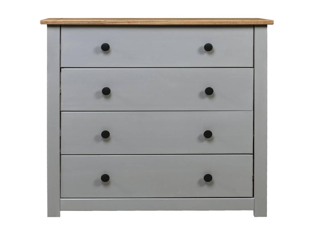 Wardrobe latérale Gray 80x40x73 cm Pine Assortiment Luxameub OLDW31902