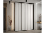 WARDROBE Luxameub 6 DOORS COULISSANTES 235.2/170/45 3 Doors Black/White/Argent GYGY12261