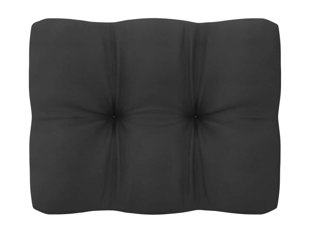 12-piece garden furniture set with cushions, anthracite, solid pine, ITAW95920