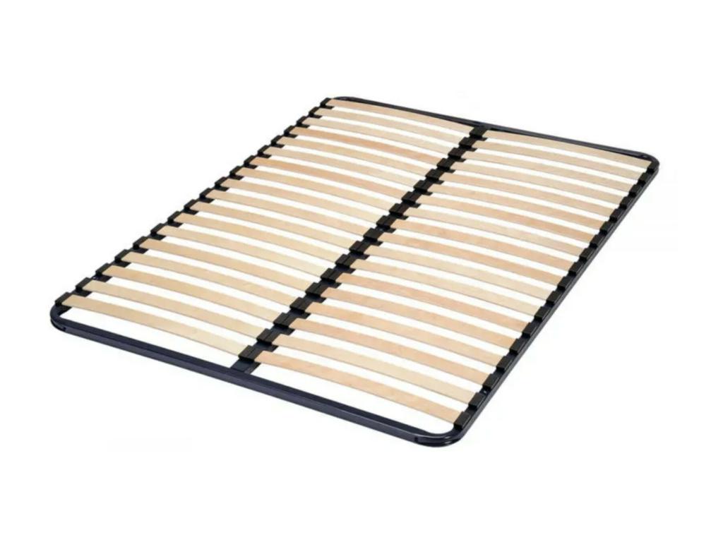 Bed double Upholstered in simili cuir Mobenze-Couleur Black-140x200-Version with Slatted base QSZL20038