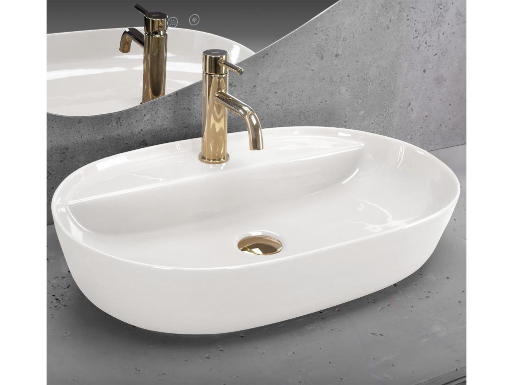 Basin Poser Luxameub PINPAI 61 Shiny White YGLU10590
