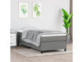 Luxameub bed base, dark grey, 90x200 cm, fabric JWJL35356