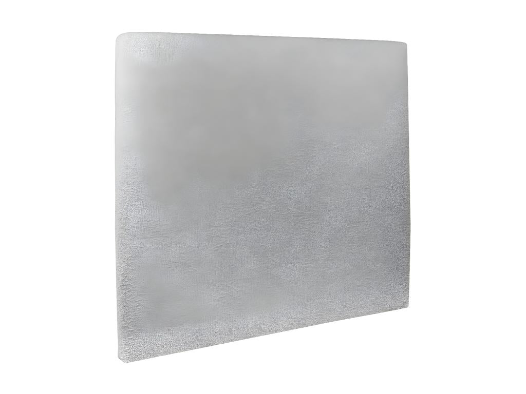 Upholstered Headboard in Grey Bouclé Fabric, 140 cm Wide - 10 cm Thick, Padded, EZTH34663