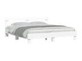 Bed frame with LED without Mattress White 160x200 cm DRLX50684