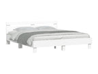 Bed frame with LED without Mattress White 160x200 cm DRLX50684