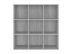 Wardrobe livres Luxameub Gray 98x29x97.5 cm DLNX41665