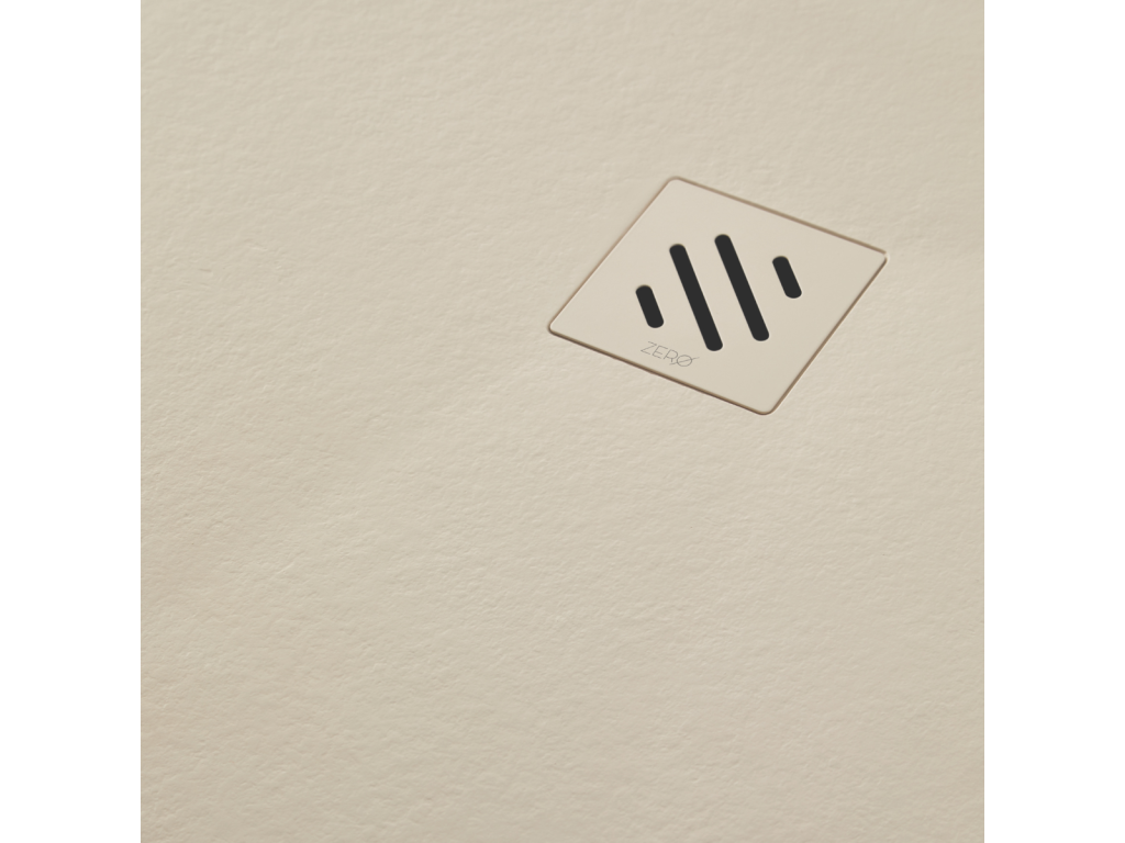 Luxameub extra-flat shower tray - Luxameub Texture in Luxameub Beige Polyester - L140xl80xh2.6cm - Luxameub NNON29671