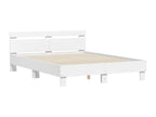 Bed frame without Mattress White 140x190 cm TVKA88932