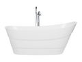 Cosymeub 170 cm x 73 cm Freestanding Bathtub White CXGY44382