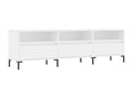 TV stand White 150x30x44.5 cm bois d'ingénierie WAHA09654